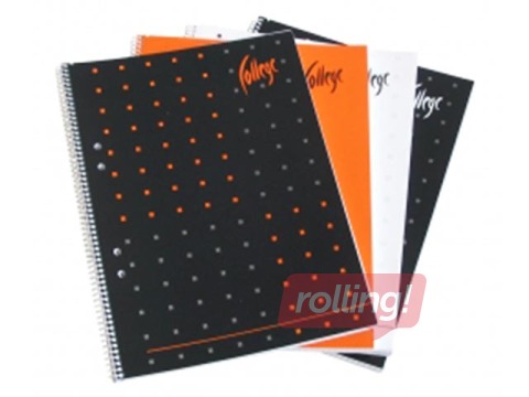 Klade ar spirāli College Supreme, A4, lielrūtiņu, 60 lapas