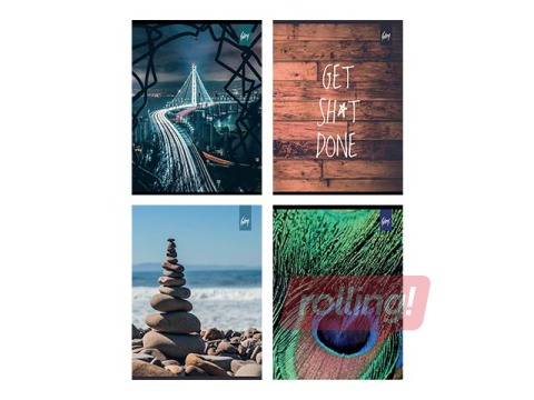 Klade College Classic, A5+, rūtiņu, 96 lapas