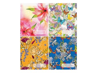 Klade ABC Flora, A5, rūtiņu, 48 lapas