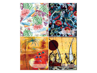 Klade ABC Flora, A5, rūtiņu, 96 lapas