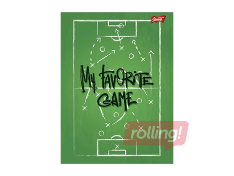 Klade Unipap A4, My Favorite Game, rūtiņu, 96 lapas