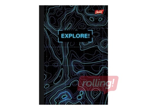 Klade Unipap B5, Explore, rūtiņu, 96 lapas