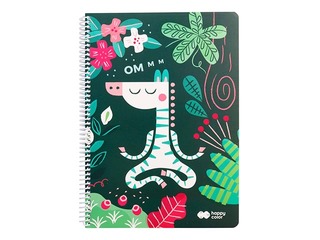 Klade Happy Color A4, Africans, rūtiņu, 80 lapas