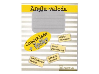 Burtnīca + špiks Zvaigzne ABC, angļu valoda, līniju, 48 lapas