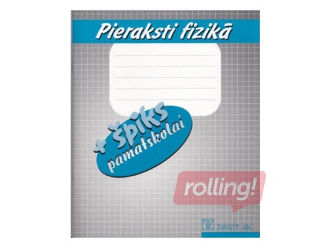Burtnīca fizikā + Špiks Zvaigzne ABC, pamatskolai, līniju, 48 lapas