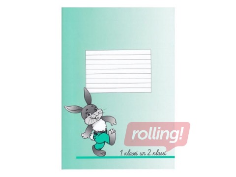 Burtnīca Zvaigzne ABC, 1.-2. klasei, līniju, 12 lapas