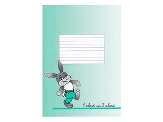 Burtnīca Zvaigzne ABC, 1.-2. klasei, līniju, 12 lapas