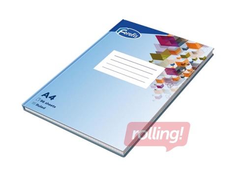 Klade cietos glancētos vākos Forofis, A4, līniju, 96 lapas