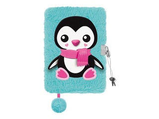 Dienasgrāmata ar atslēdziņu, A5, pingvīns, līniju