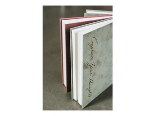 Piezīmju grāmata Green Velvet, A5, gaiši zaļš samts