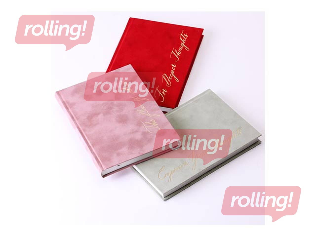 Piezīmju grāmata Green Velvet, A5, gaiši zaļš samts