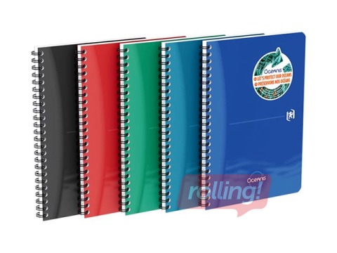 Klade Oxford Office Oceanis, A5, līniju, 90 lapas