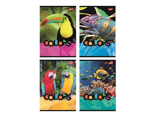 Klade Unipap Exotic Colors, A5, rūtiņu, 32 lapas