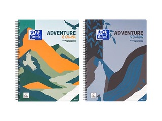 Klade ar spirāli Oxford Adventure, A4+, līniju, 80 lapas