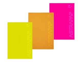 Klade atstarojoša Astra, A5, rūtiņu, fluo krāsas, 60 lapas