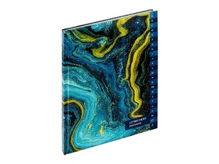 Klade ar alfabētu cietos vākos Grand, A4, rūtiņu, 96 lapas