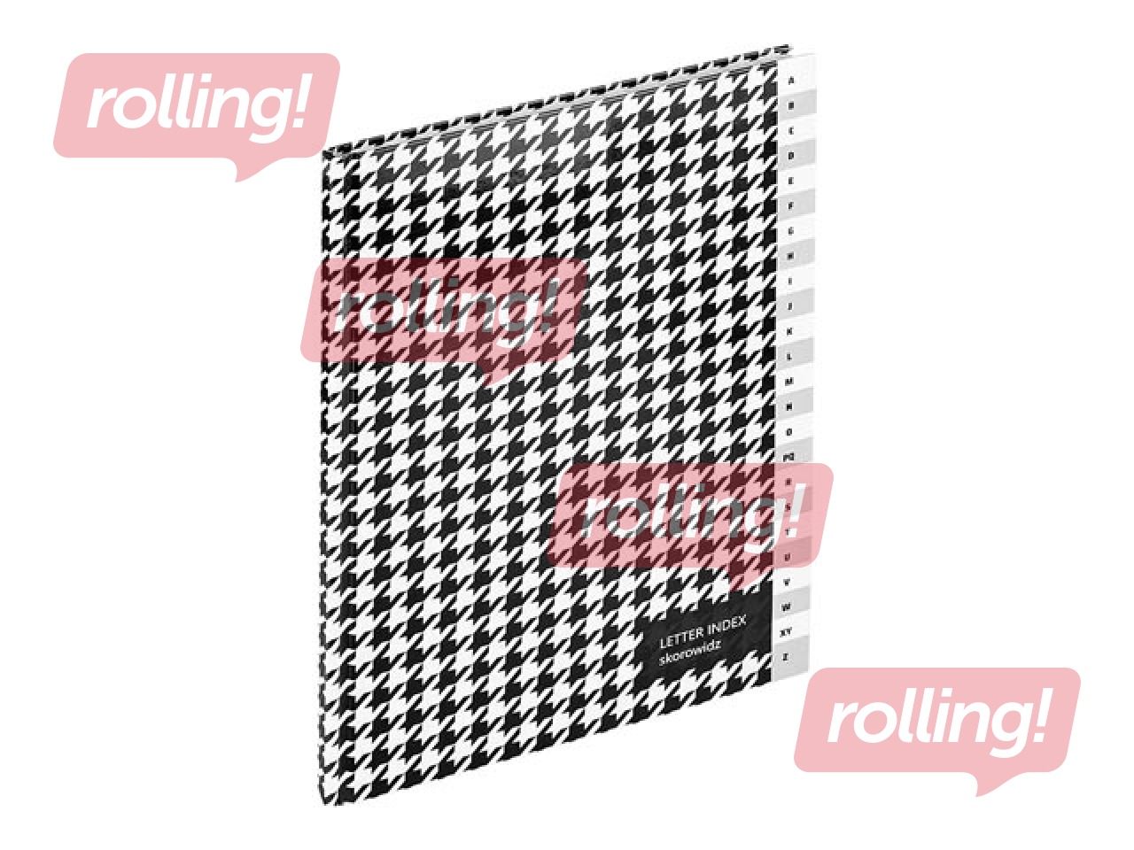 Klade ar alfabētu cietos vākos Grand, A4, rūtiņu, 96 lapas