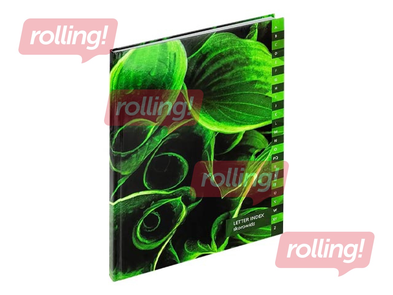 Klade ar alfabētu cietos vākos Grand, A4, rūtiņu, 96 lapas