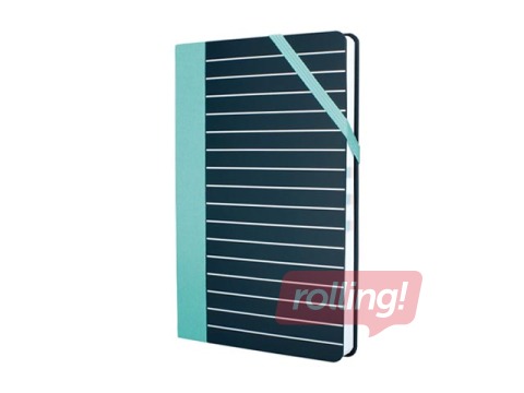 Piezīmju bloknots Milan, Medium Stripes, A5, rūtiņu, 104 lapas