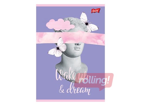 Klade Unipap, Wake up & dream, rūtiņu, A5, 60 lapas