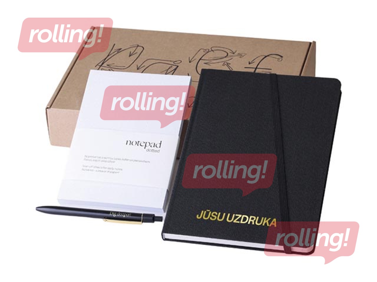 Dāvanu komplekts Domu lidojums BALTS