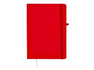 Piezīmju grāmata ar gumiju Centrum, cietos vākos, līniju, sarkana, A5, 80 lapas