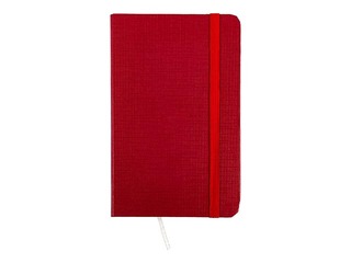 Piezīmju grāmata ar gumiju Centrum, cietos vākos, līniju, sarkana, A6, 80 lapas