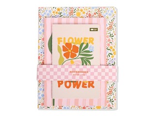 Klažu komplekts Bloom, līniju, rūtiņu un punktiņu, 80g/m2, 3 gab.