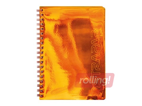 Klade ar spirāli Astra, A5, rūtiņu, hologrāfiskas krāsas, 100 lapas