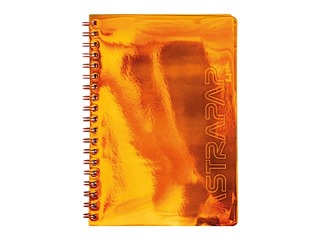 Klade ar spirāli Astra, A5, rūtiņu, hologrāfiskas krāsas, 100 lapas