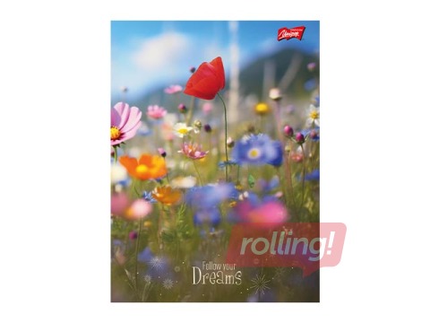 Klade Unipap, Romantic Meadow, līniju, A5, 60 lapas