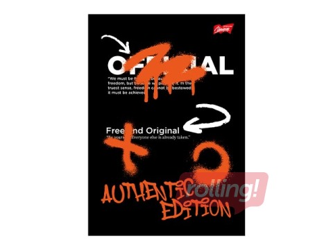 Klade Unipap, Spray Vibe, Authentic, līniju, A5, 60 lapas