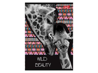 Klade Unipap, Wild Beauty, Žirafe, līniju, A5, 60 lapas