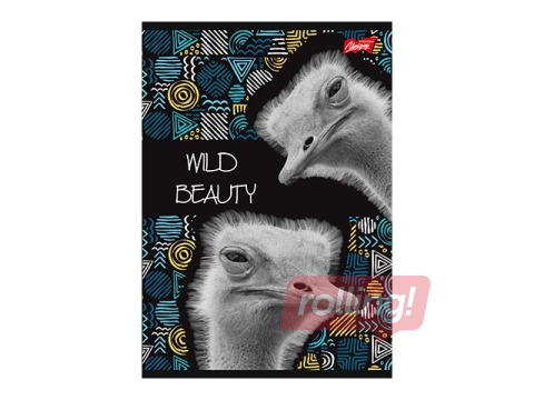 Klade Unipap, Wild Beauty, Strauss, līniju, A5, 60 lapas