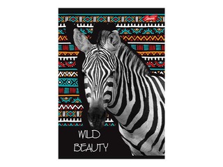 Klade Unipap, Wild Beauty, Zebra, līniju, A5, 60 lapas