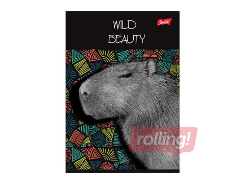 Klade Unipap, Wild Beauty, Kapibara, līniju, A5, 60 lapas
