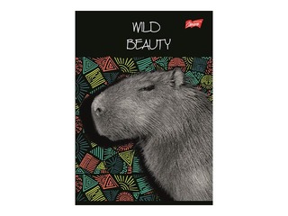 Klade Unipap, Wild Beauty, rūtiņu, A4, 80 lapas