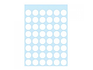 Uzlīmes - aplīši Herma, 13 mm, balti