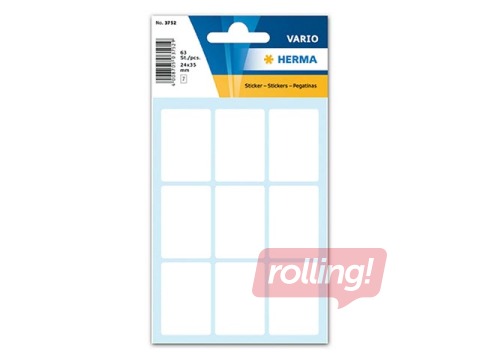 Uzlīmes Herma Vario, 24x35 mm, baltas