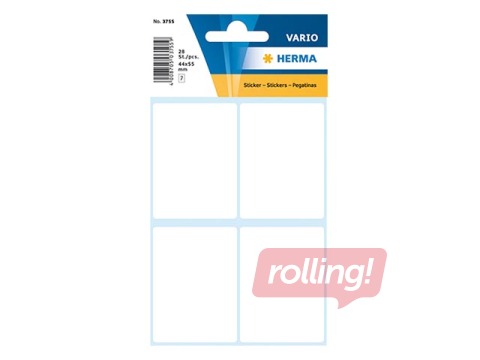 Uzlīmes Herma Vario, 40x55 mm, baltas