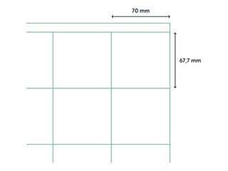Uzlīmes Rillprint, A4, 70x67.7 mm,100 loksnes, baltas 