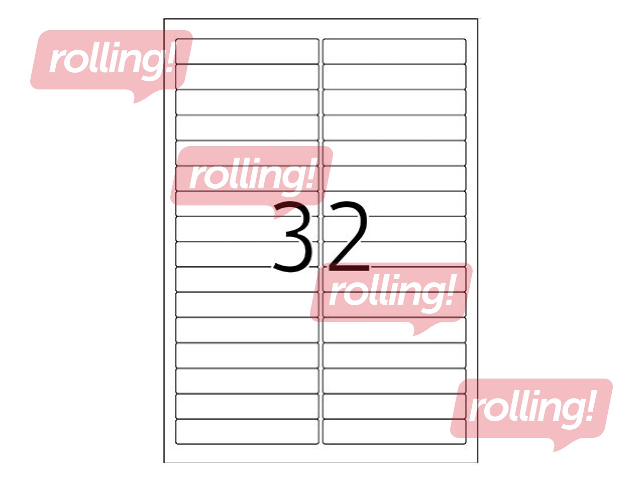 Uzlīmes Herma  A4, 96x16.9 mm, 25 loksnes, viegli noņemamas, baltas