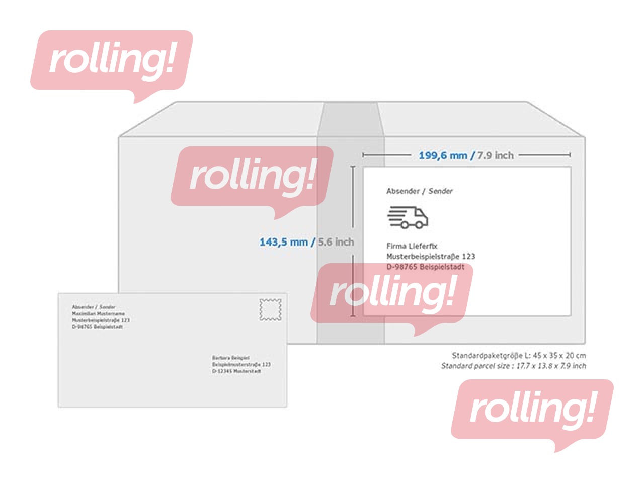 Uzlīmes Herma A4, 199.6x143.5 mm, noņemamas, 20 loksnes, dzeltenas