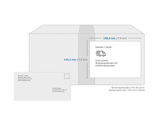 Uzlīmes Herma A4, 199.6x143.5 mm, noņemamas, 20 loksnes, dzeltenas