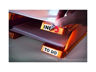 Uzlīmes AVERY Zveckform A4, 25.4x10mm, 25 loksnes, baltas