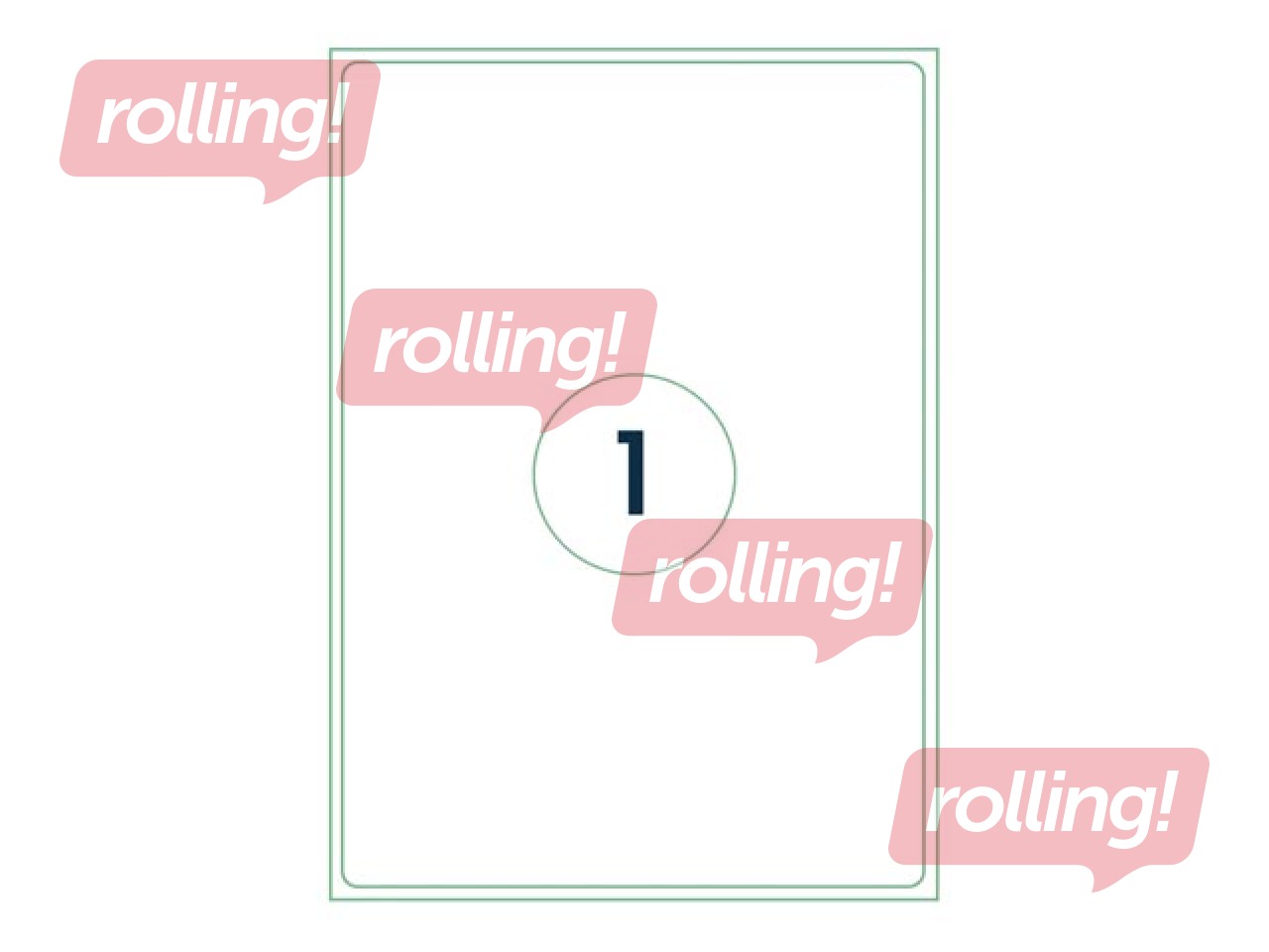 Uzlīmes Rillstab, A4, 199.6x289.1 mm,100 loksnes, baltas (ar noapaļotiem stūriem) 