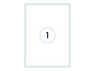 Uzlīmes Rillstab, A4, 199.6x289.1 mm,100 loksnes, baltas (ar noapaļotiem stūriem) 