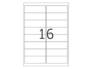 Uzlīmes Herma Premium A4, 99.1x33.8 mm, 25 loksnes, baltas, noturīgas