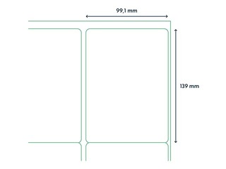 Uzlīmes Rillprint, A4, 99.1x139 mm, 100 loksnes, baltas