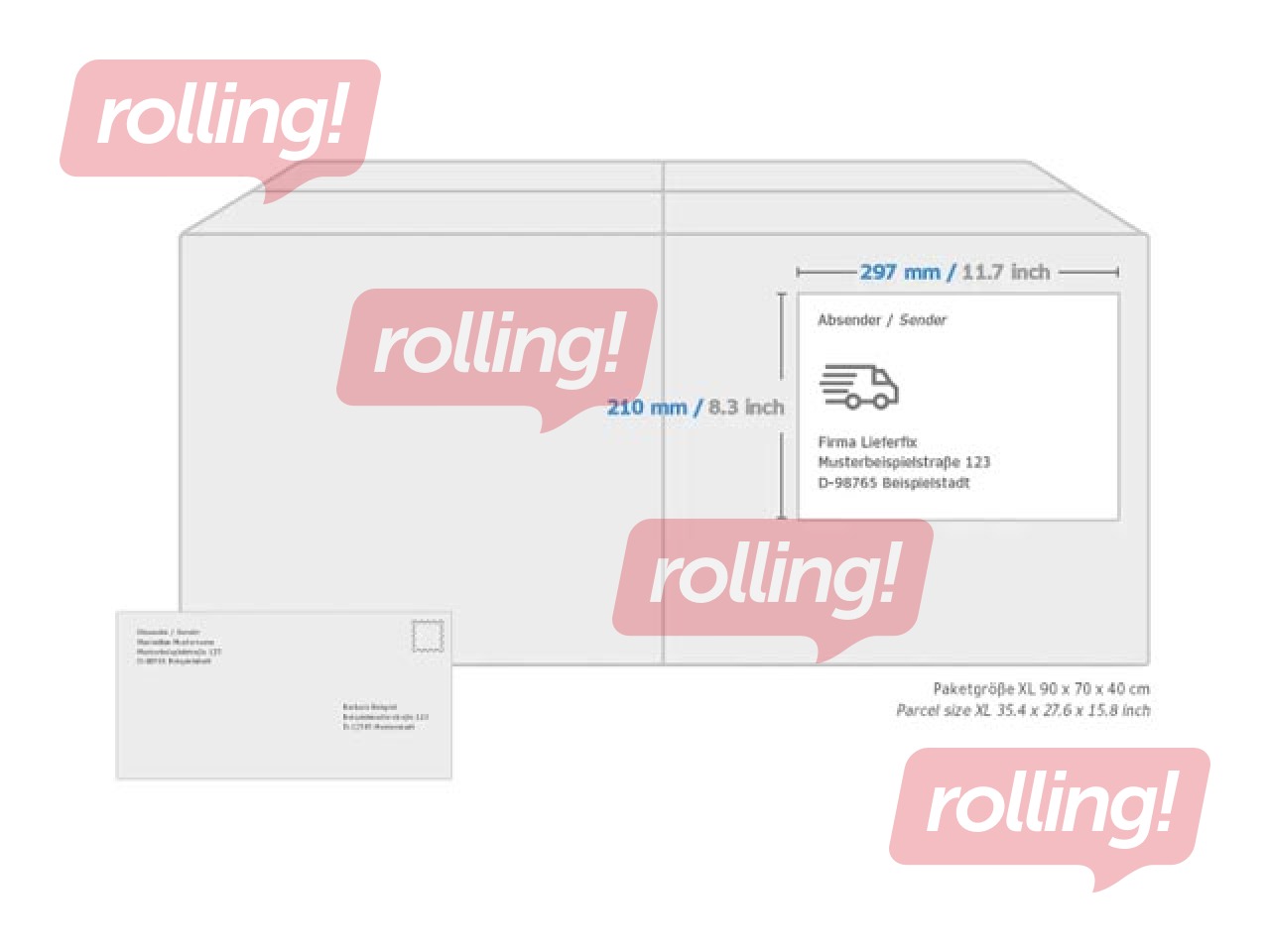 Uzlīmes Herma  A4, 210x297 mm, 80 loksnes, mitrumizturīgas, ļoti noturīgas, baltas